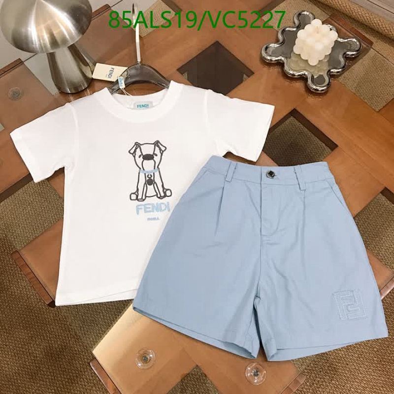 Fendi Kids' Cotton T-Shirt & Shorts Set - Comfortable & Stylish Children's Outfit