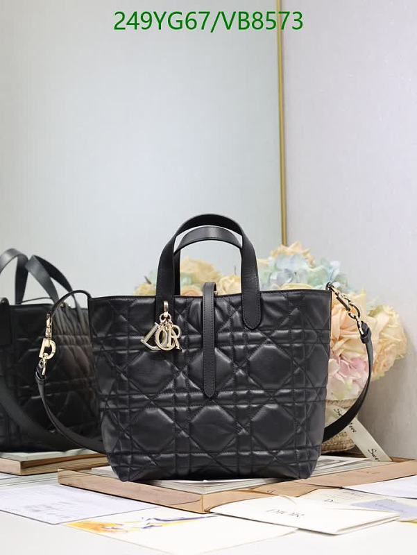 Dior Lady Dior Bag - Genuine Leather Tote Handbag