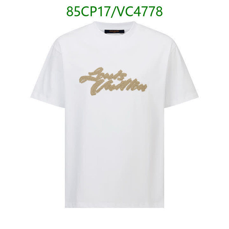 Louis Vuitton White T-Shirt with Embroidered Logo - Premium Cotton Tee