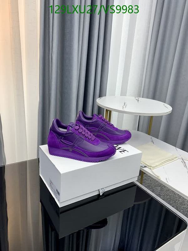 Loewe Men's Flow Runner Sneakers - Stylish Purple Athletic Shoes