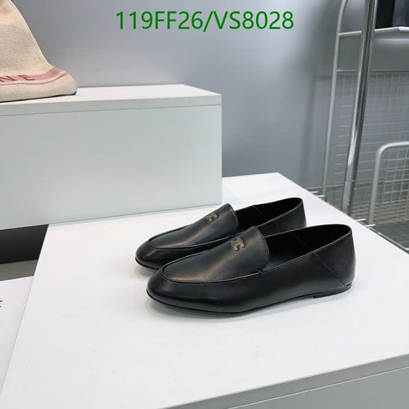 Balenciaga Women's Black Sheepskin & Genuine Leather Loafers
