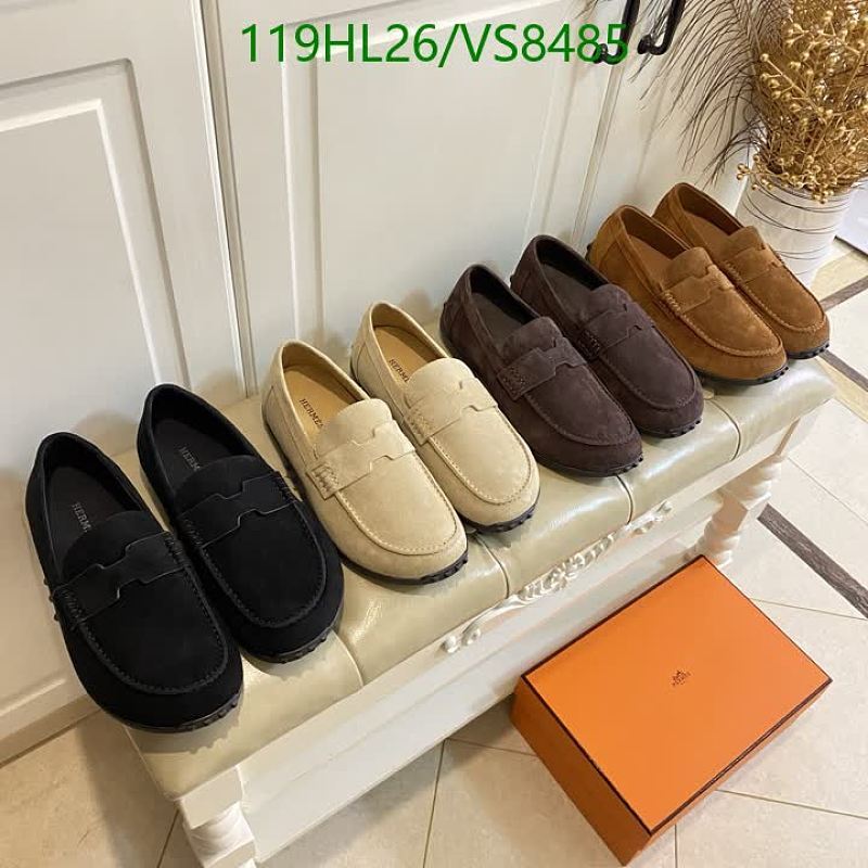 Hermes Men's Suede Loafers - Comfortable Cowhide Driving Shoes