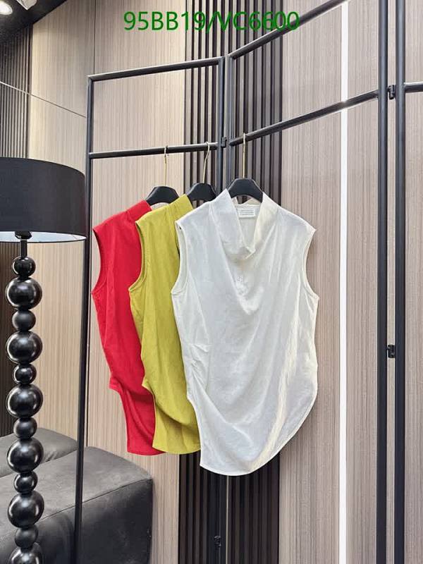 Maison Margiela Women's Linen Sleeveless Top - Drape Neck & Relaxed Fit