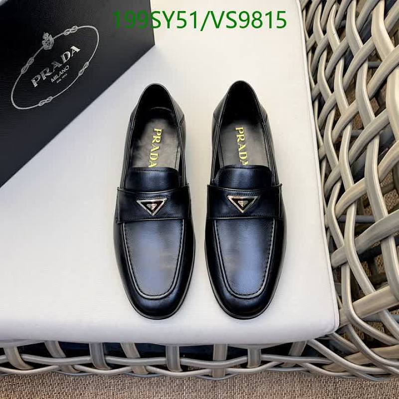 Prada Men's Black Leather Loafers - Elegant & Sophisticated Footwear