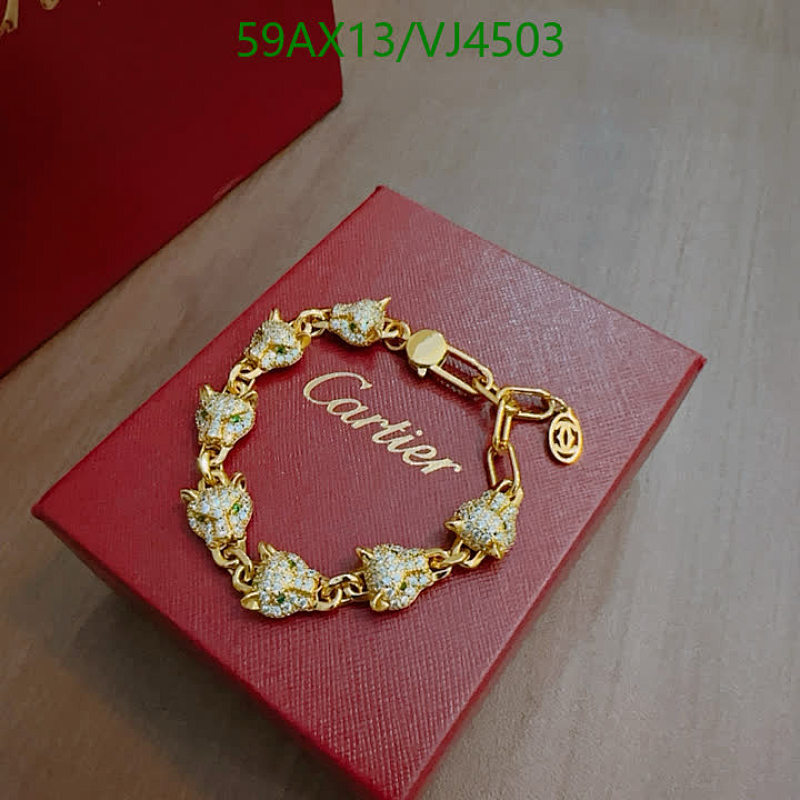 Cartier Panthère de Cartier Gold-Tone Bracelet with Zircon Accents