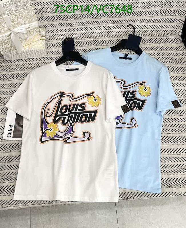 Louis Vuitton Inspired Cotton T-Shirts for Men - VC7648 Casual Short Sleeve Top