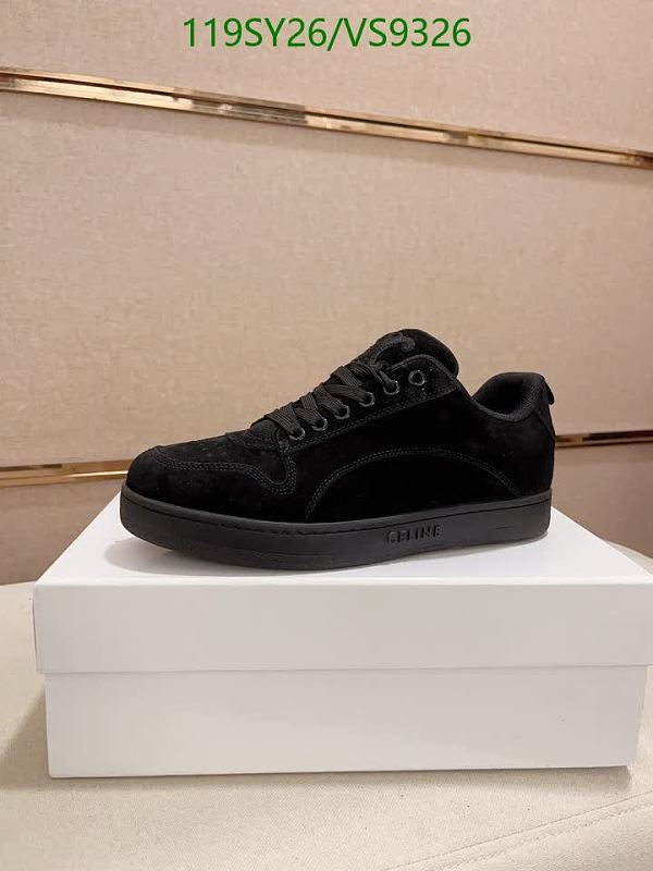 Celinee Men's Black Suede & Mesh Low-Top Sneakers EU 38-45