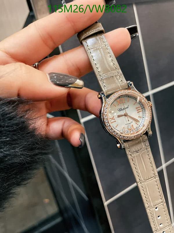 Chopard Women's Stainless Steel Quartz Watch with Diamond Bezel