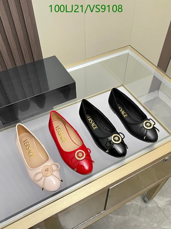 Versace Women's Ballet Flats - Cowhide & Sheepskin Leather