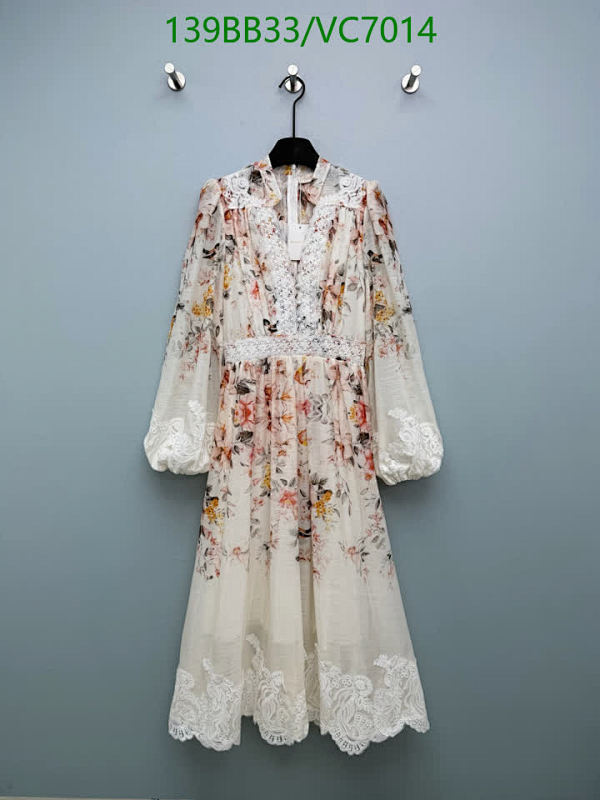 Zimmermann Floral Lace-Trim Mini Dress - Elegant Polyester Fiber Design