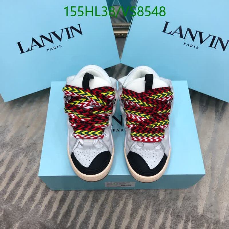 Lanvin Women's White Cowhide Lace-Up Sneakers - EU 35-46