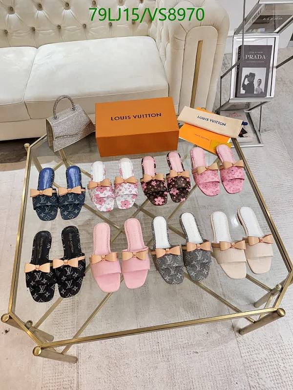 Louis Vuitton Women's Denim Slides - Comfortable & Stylish Footwear
