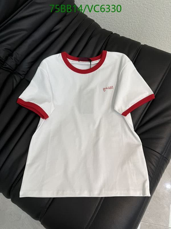 Gucci Women's Cotton Ringer T-Shirt - Short Sleeve, Classic Fit Tee