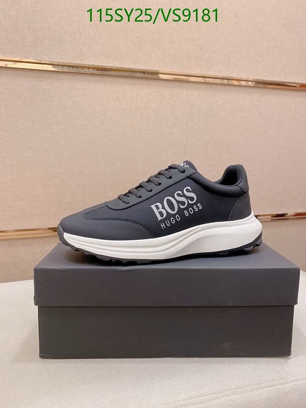 BOSS Hugo Boss Men's Low-Top Sneakers - Premium Leather & Mesh
