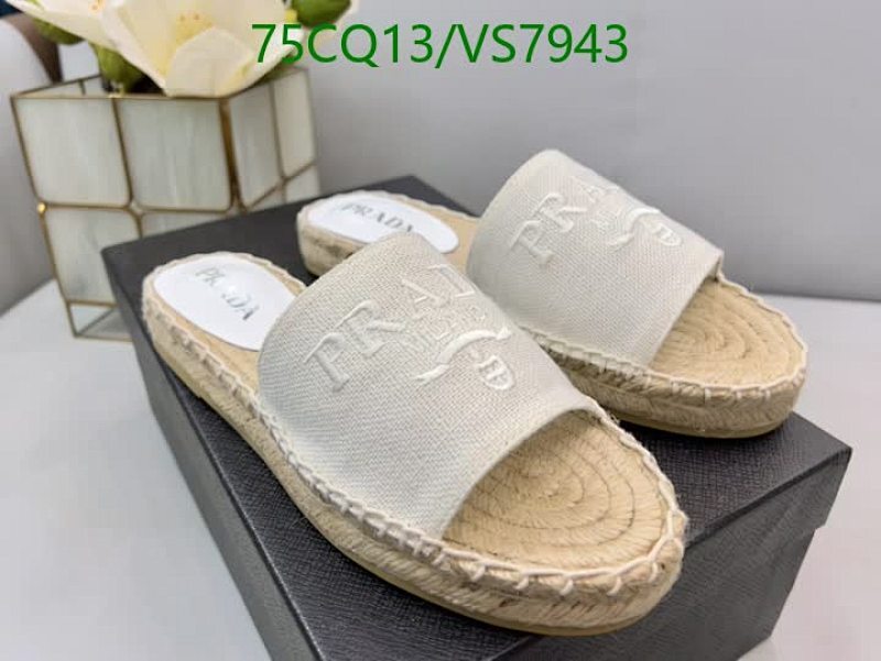 Prada Canvas Espadrille Slides for Women - Comfortable & Stylish Summer Footwear