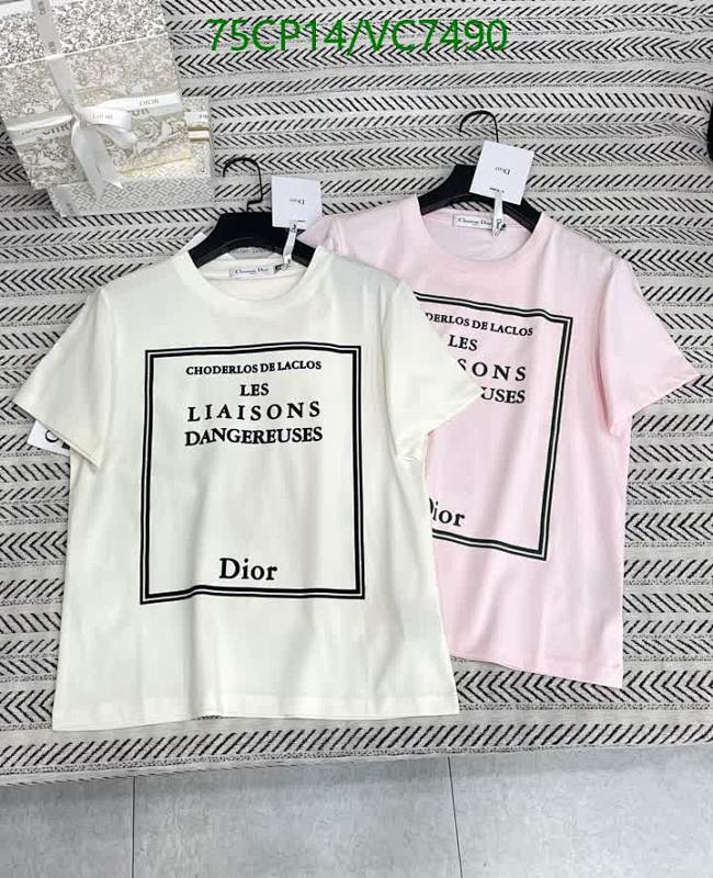 Dior Les Liaisons Dangereuses Cotton T-Shirt - Comfortable & Stylish