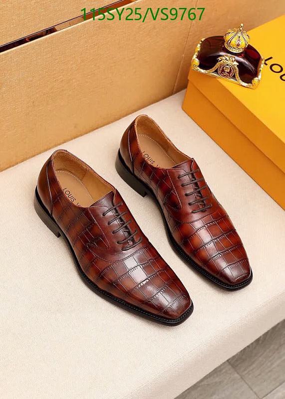 Louis Vuitton Men's Crocodile Embossed Calfskin Oxford Shoes