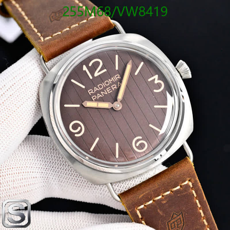 Panerai Radiomir Men's Watch 47MM - Stainless Steel Case, Brown Leather Strap
