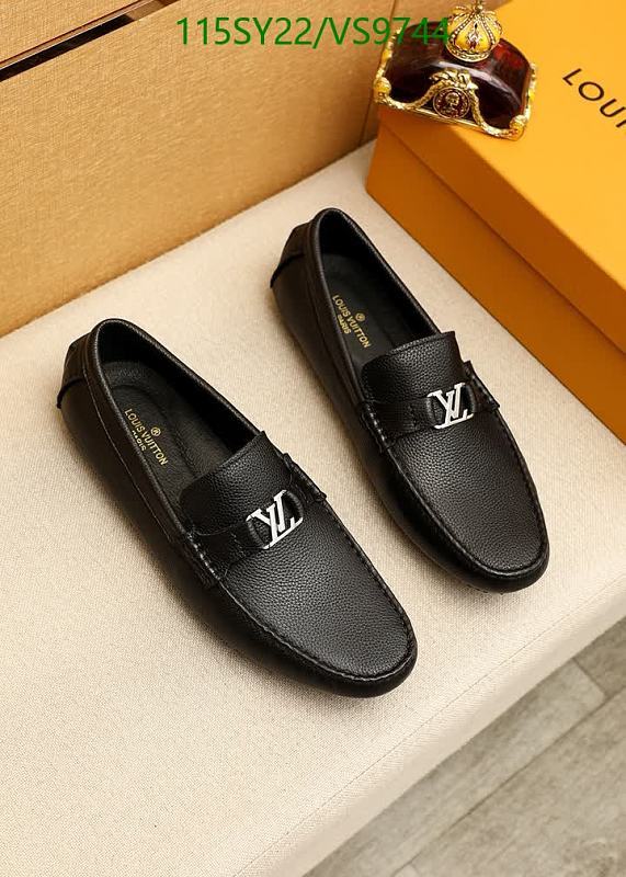 Louis Vuitton Men's Black Leather Loafers - Size EU 38-47