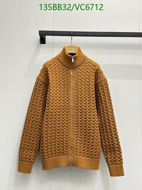 Miu Miu Women's Knitted Zip-Up Cardigan - Stylish & Comfortable Outerwear