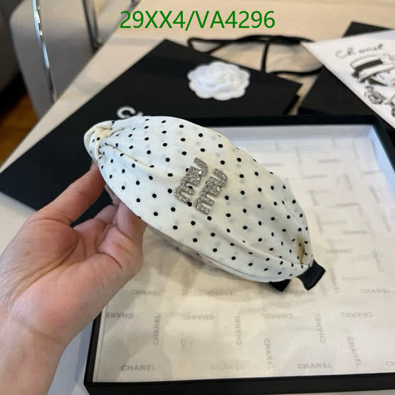 Miu Miu Polka Dot Headband with Crystal Logo - Chic & Elegant Hair Accessory