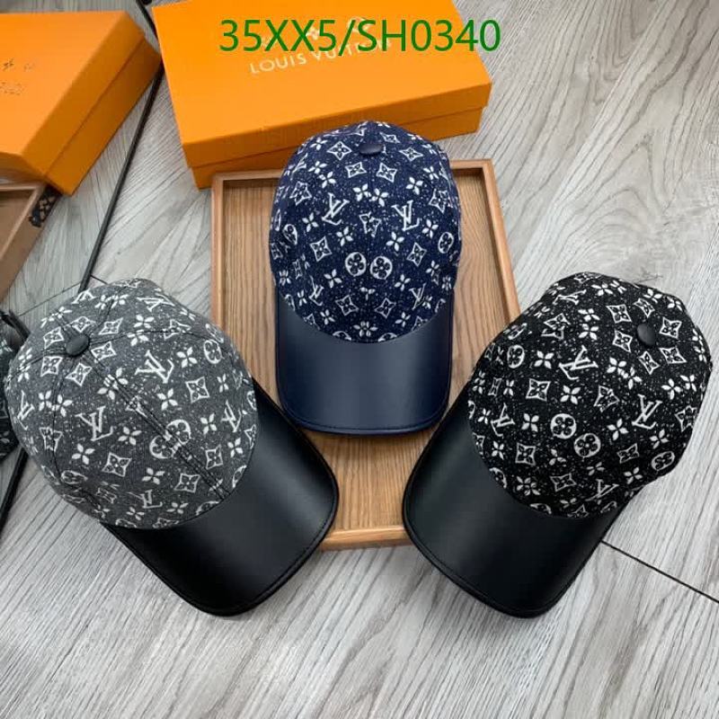 Louis Vuitton Monogram Baseball Caps - Stylish & Adjustable Luxury Headwear (Set of 3)