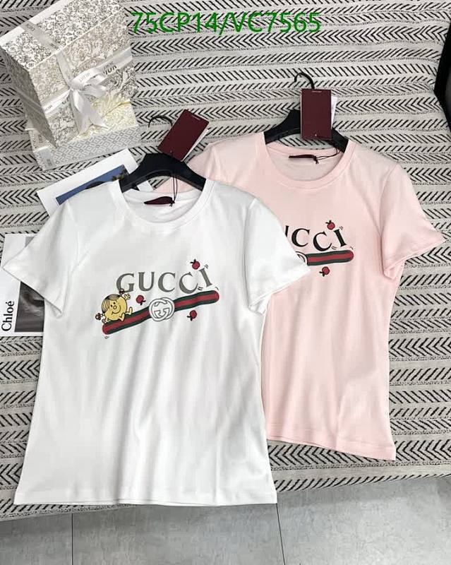 Gucci Cotton Short Sleeve T-Shirt for Women - Comfortable & Stylish Tops