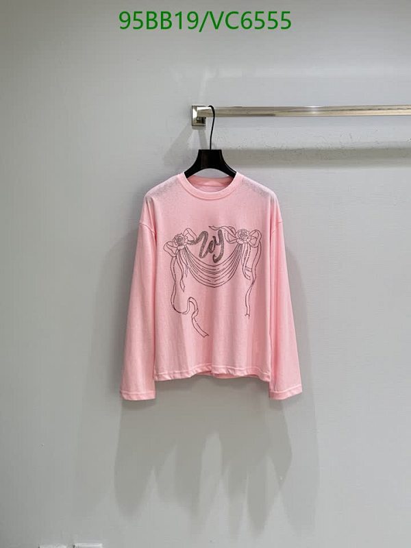 Louis Vuitton Women's Cotton Long Sleeve T-Shirt - Pink VC6555