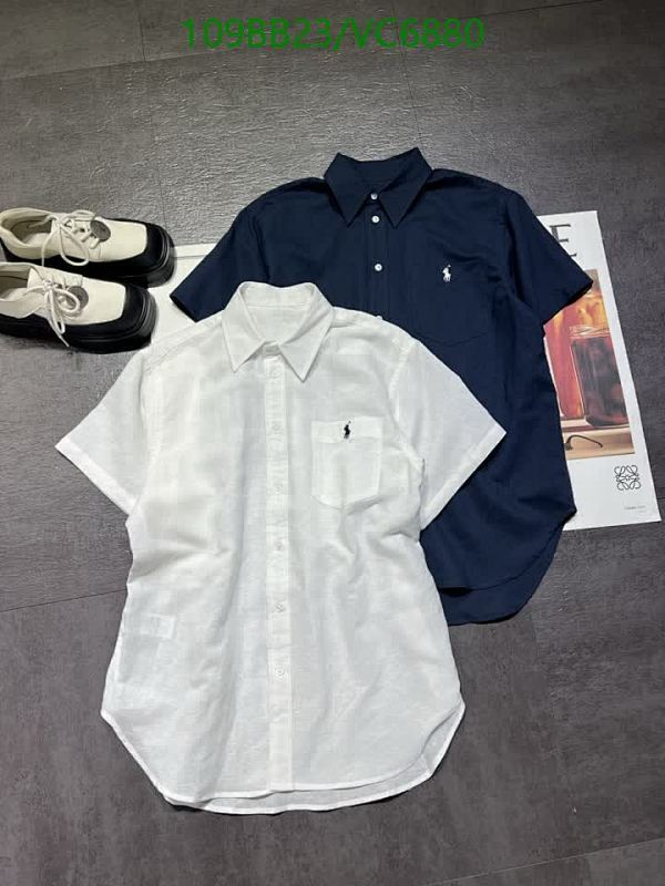 Ralph Lauren Men's Classic Fit Linen Short Sleeve Button-Down Shirt