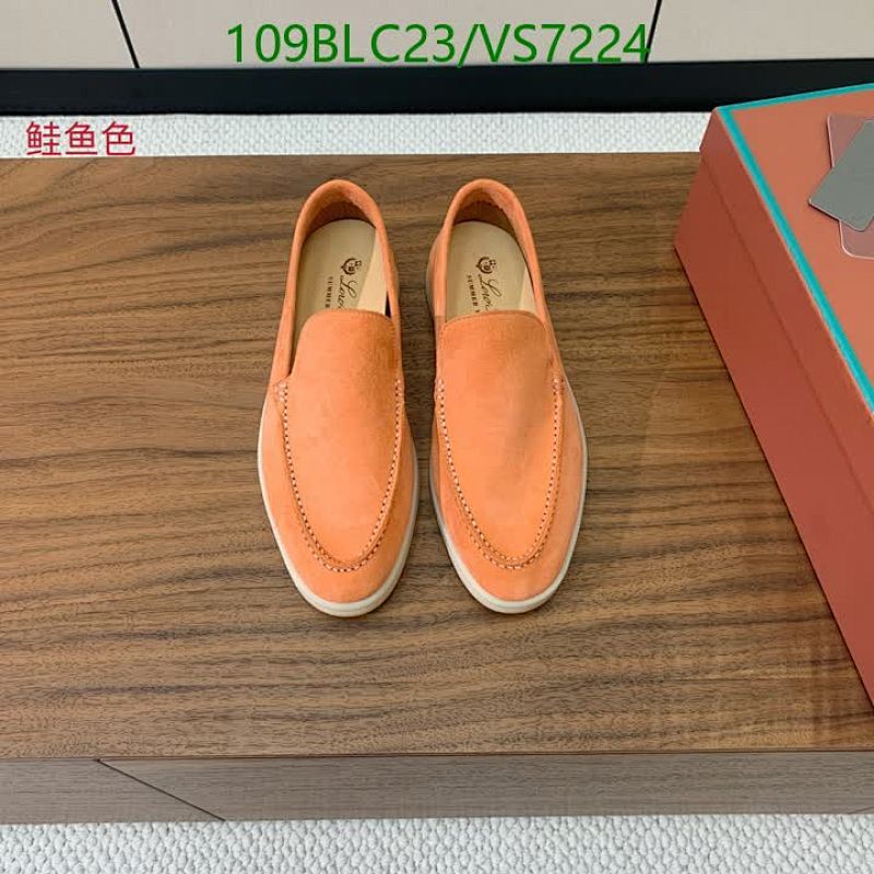 Loro Piana Women's Loafers - Luxurious Suede & Leather Slip-On Shoes