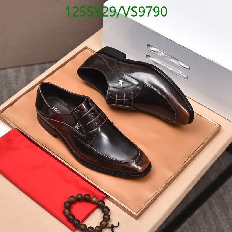 Louis Vuitton Men's Calf Leather Derby Shoes - Elegant Brown Dress Shoes