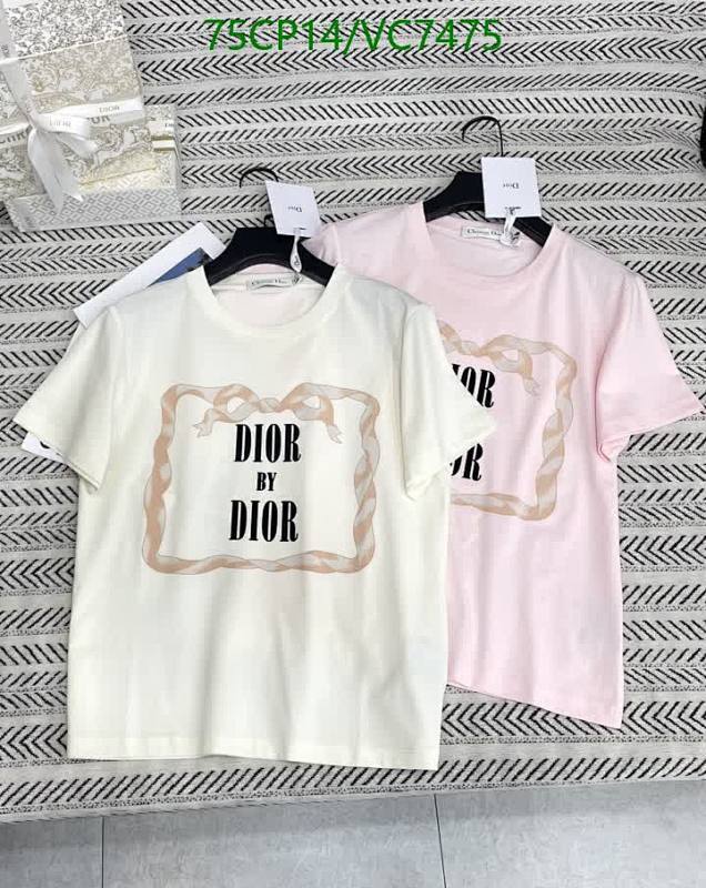 Dior by Dior Cotton T-Shirt for Women - Available in Pink and White