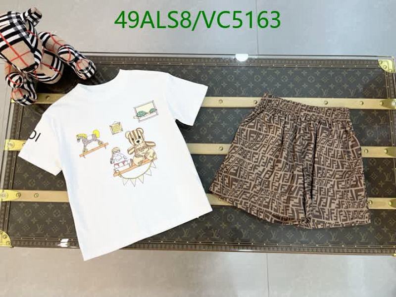 Fendi Kids' Cotton T-Shirt & Shorts Set - Comfortable & Stylish Playwear