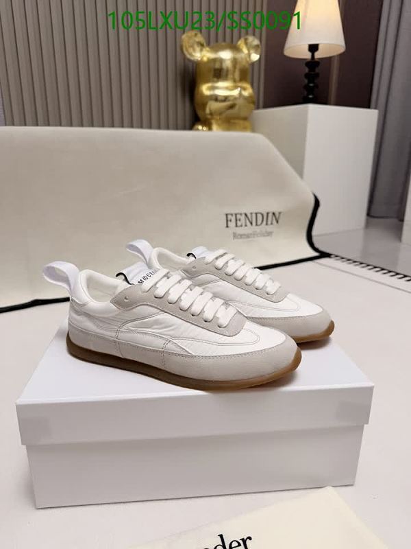 Alexander McQueen Women's Hybrid Lace-Up Sneakers - Nylon & Suede Comfort