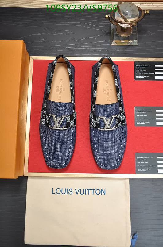 Louis Vuitton Men's Blue Monogram Loafers - Size EU 38-44