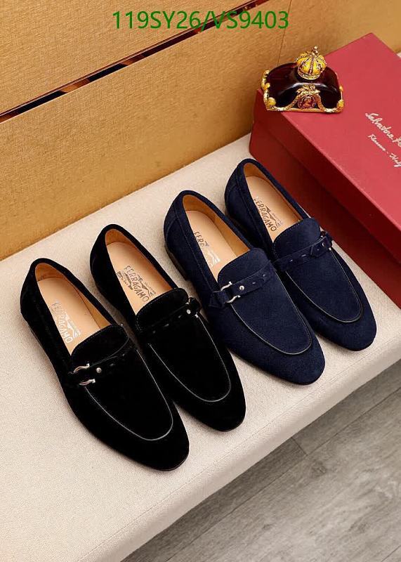 Salvatore Ferragamo Men's Suede Loafers - Black & Navy Blue