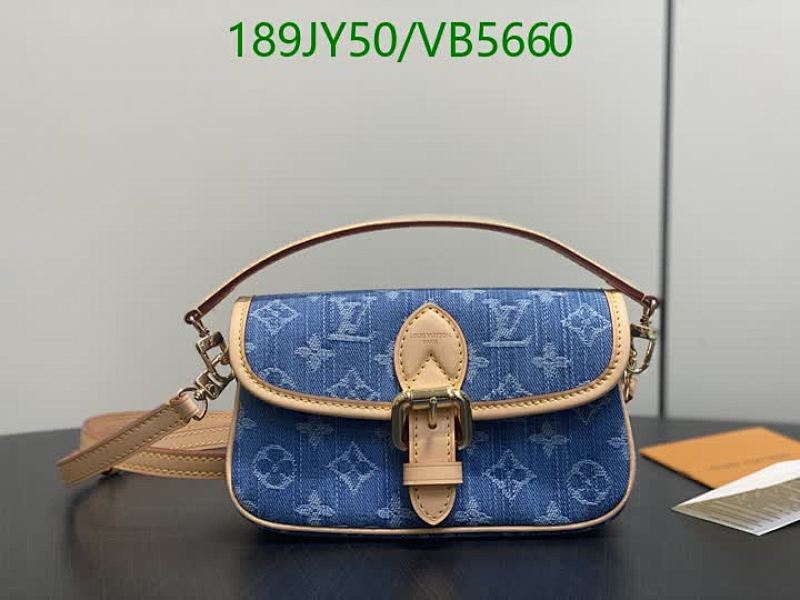 Louis Vuitton Denim and Leather Crossbody Bag - Stylish & Versatile Handbag