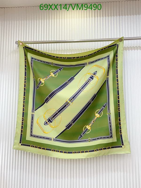 Gucci Silk Scarf 90x90CM - Elegant Equestrian Design