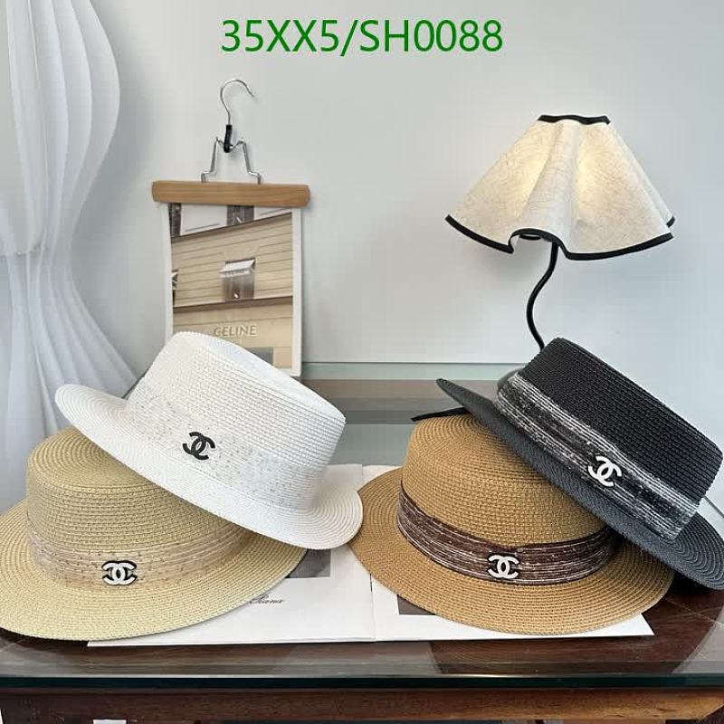 Chic Straw Boater Hat with Iconic Logo – Stylish Sun Protection for Women