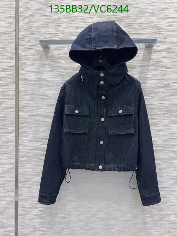 Dior Women's Denim Hooded Jacket - Stylish & Versatile Outerwear