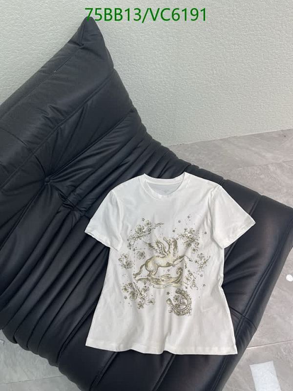 Dior Cotton Crew Neck T-Shirt with Unique Pegasus Graphic Print