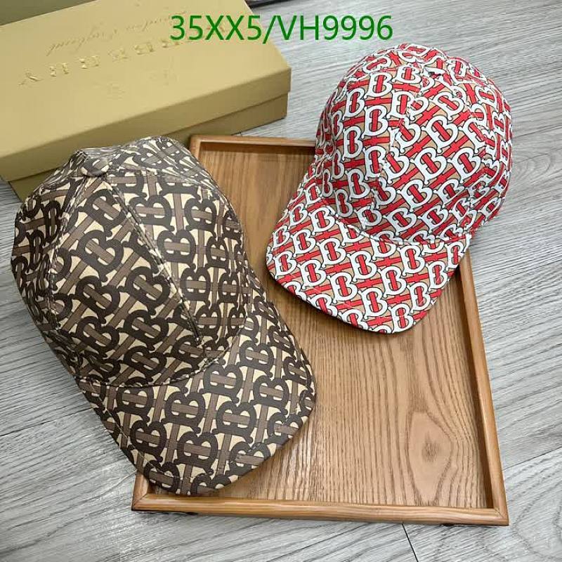 Burberry Monogram Print Cotton Baseball Caps - Stylish & Adjustable Headwear