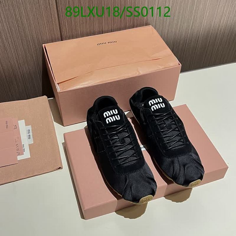 Miu Miu Women's Real Silk Lace-Up Sneakers - Elegant & Comfortable Footwear