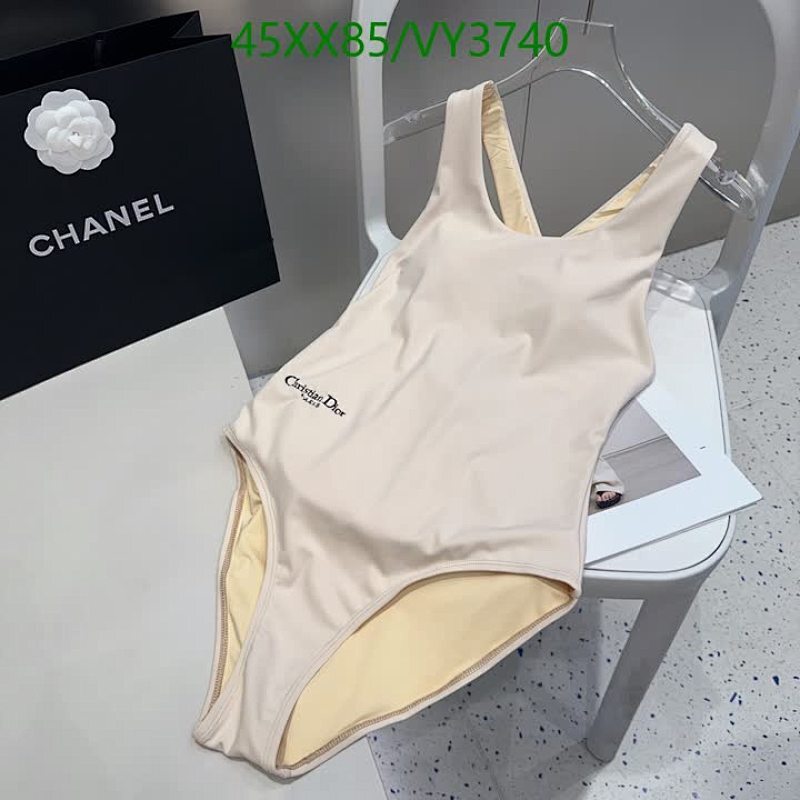 Christian Dior Women's Elegant One-Piece Swimsuit - Perfect for Summer