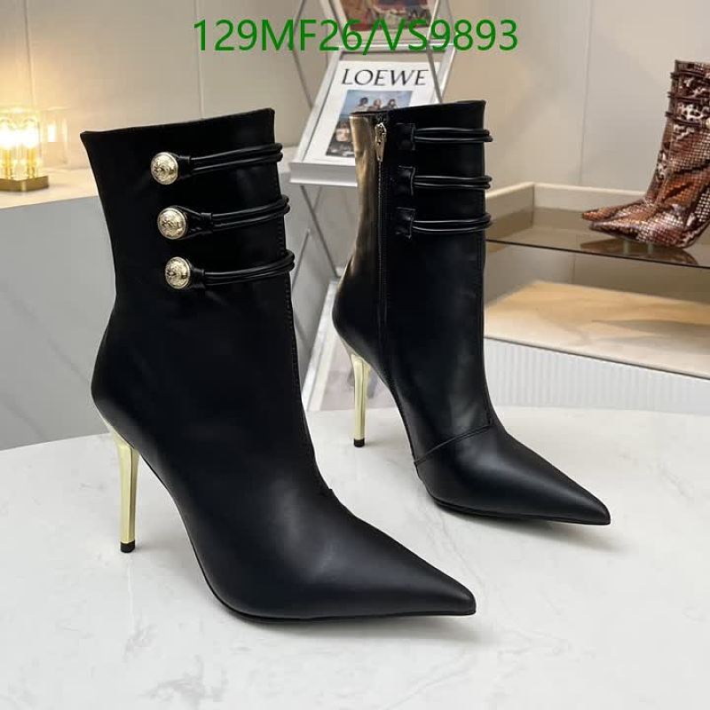 Elegant Women's Black Leather Ankle Boots with Gold Button Detail - 10.5cm Heel