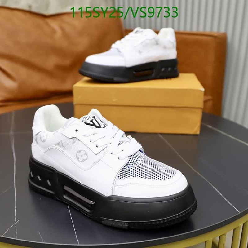 Louis Vuitton Men's White Cowhide Low-Top Sneakers - Size EU 38-45