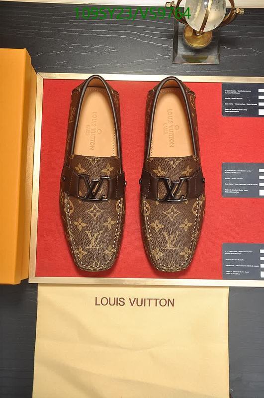 Louis Vuitton Men's Monogram Leather Loafers - Classic Brown