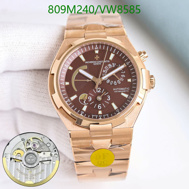 Vacheron Constantin Automatic Watch - Rose Gold, Brown Dial, Sapphire Glass