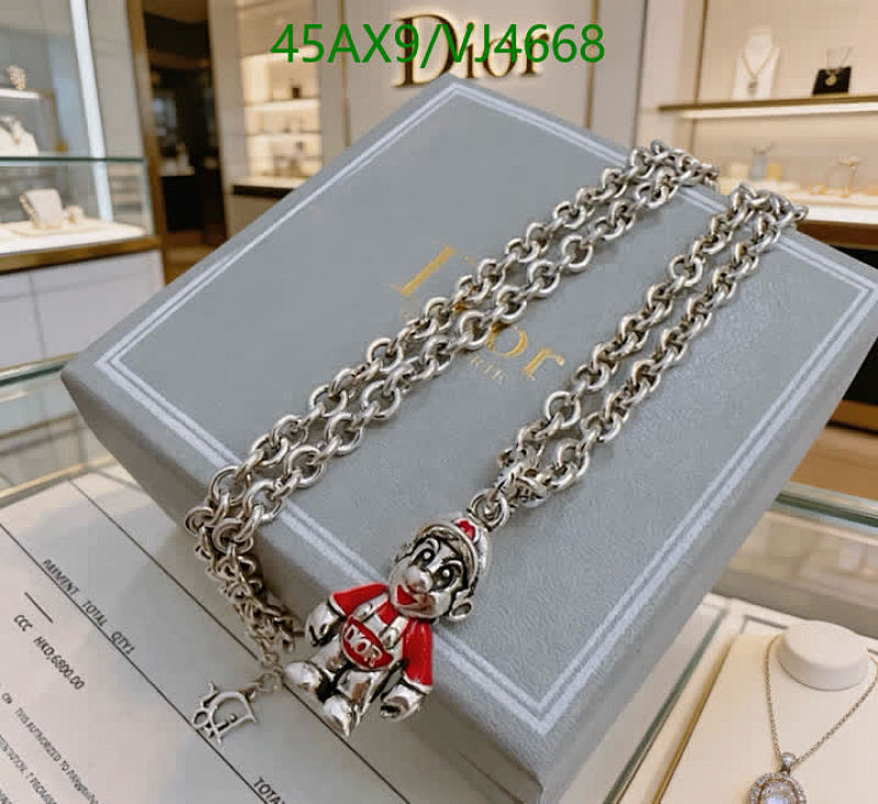 Dior Charm Necklace with Mario-Inspired Pendant - 60CM Designer Jewelry
