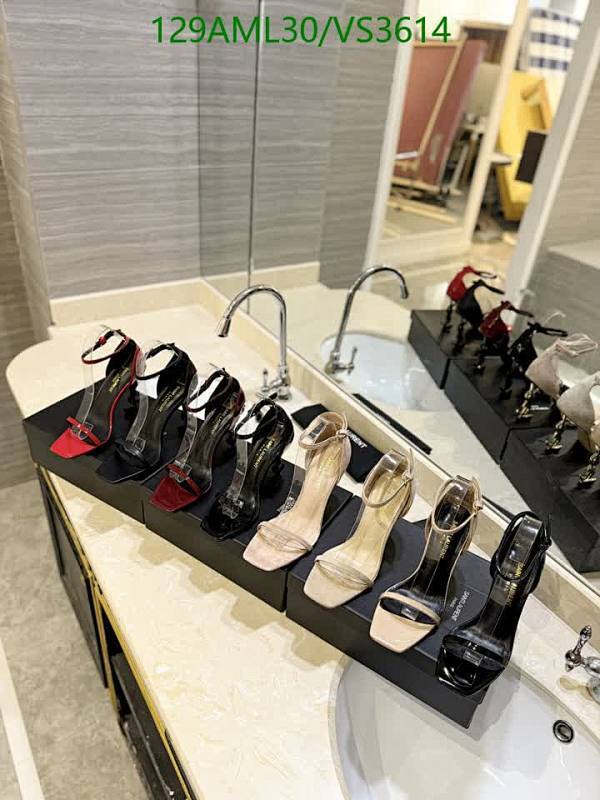 Yves Saint Laurent Women's High Heel Sandals - Elegant Sheepskin & Leather 22 Yves Saint Laurent Women's High Heel Sandals - Elegant Sheepskin & Leather